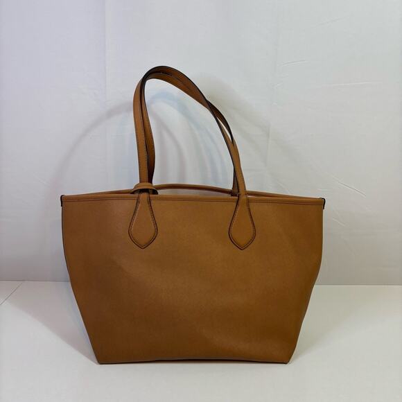 Michael Kors Tote Bag With Zip Clutch Saige Reversible Medium Shoulder Bag - Picture 5 of 9